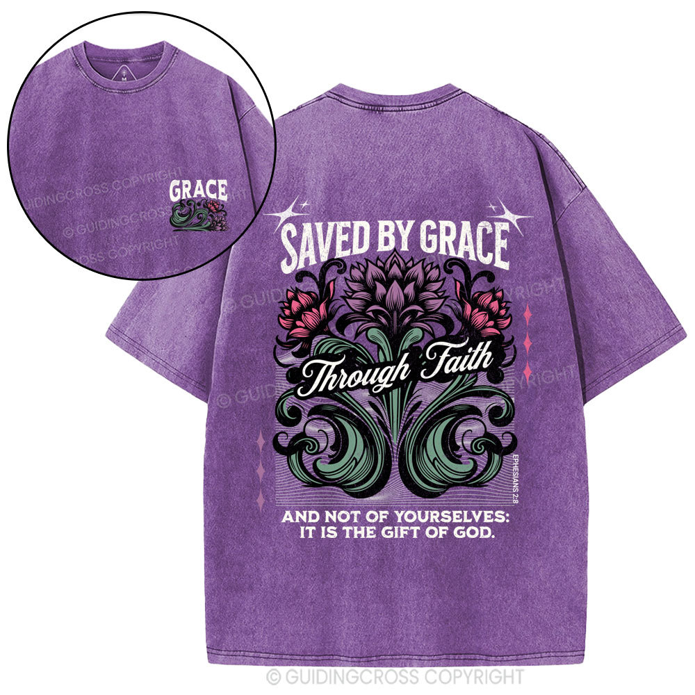Save By Grace Christian Washed T-Shirt