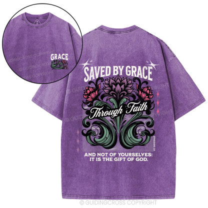Save By Grace Christian Washed T-Shirt