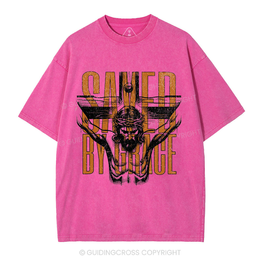 Save By Grace Christian Washed T-Shirt