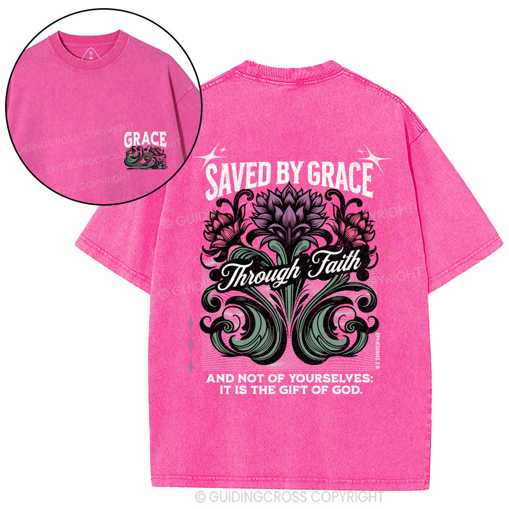 Save By Grace Christian Washed T-Shirt