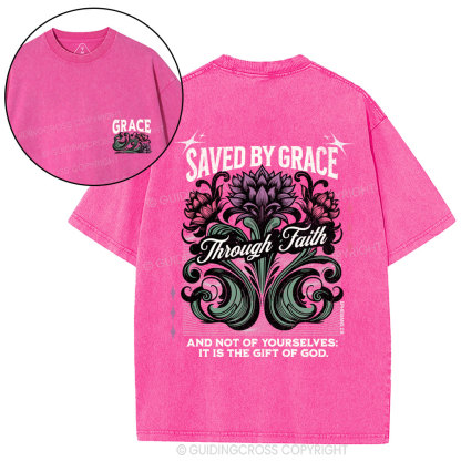 Save By Grace Christian Washed T-Shirt