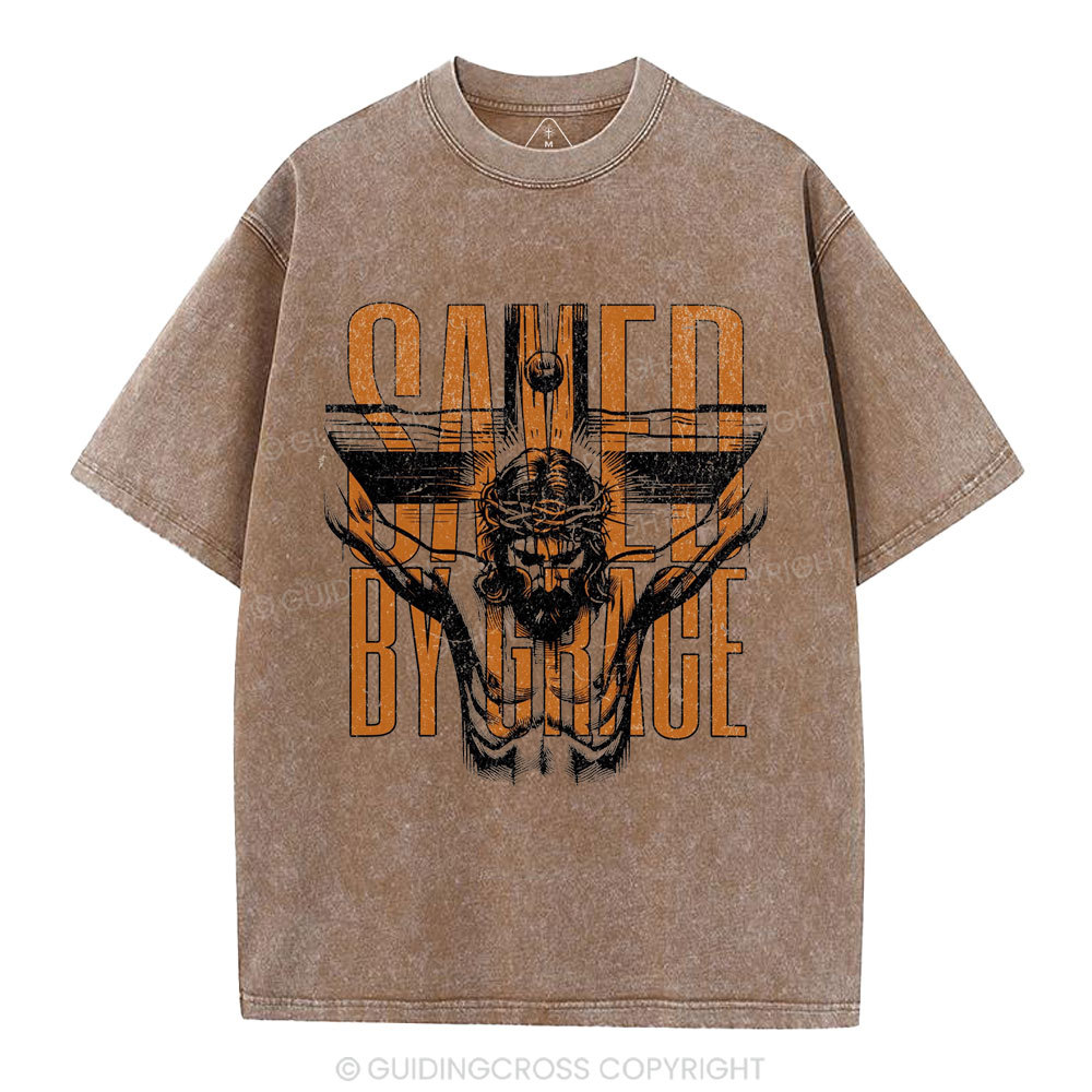 Save By Grace Christian Washed T-Shirt
