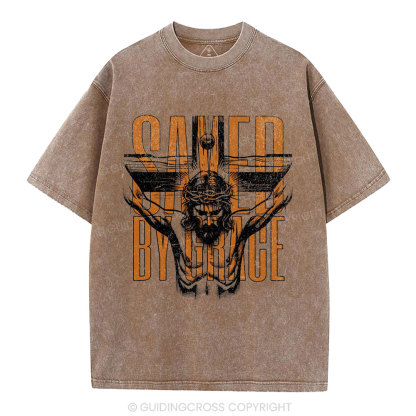 Save By Grace Christian Washed T-Shirt