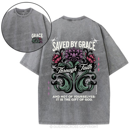 Save By Grace Christian Washed T-Shirt