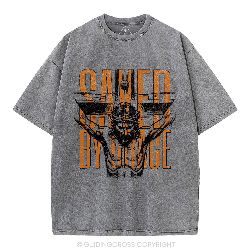 Save By Grace Christian Washed T-Shirt