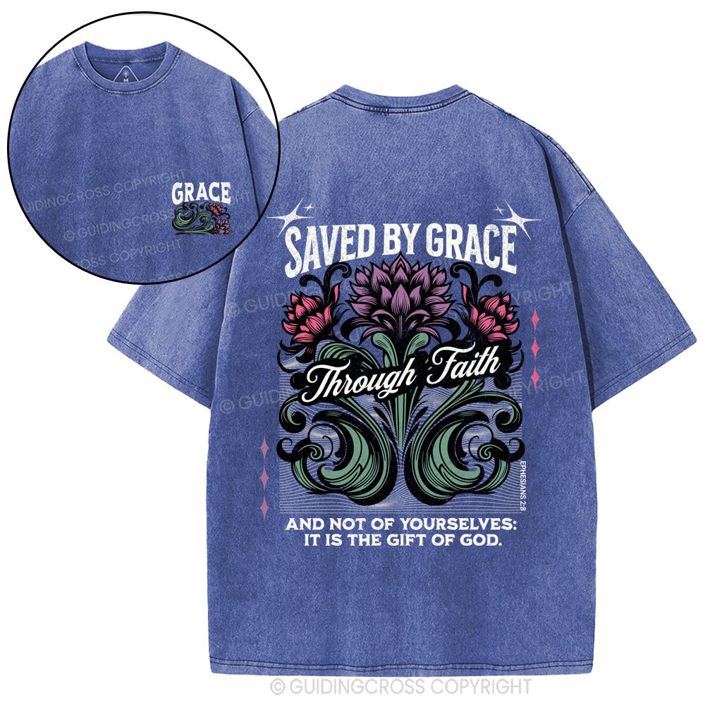 Save By Grace Christian Washed T-Shirt