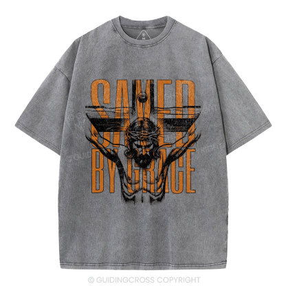 Save By Grace Christian Washed T-Shirt
