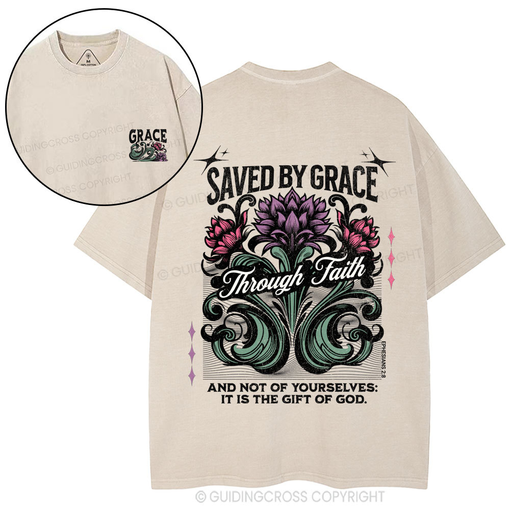 New-Sample Christian Washed T-Shirt Sale - GuidingCross