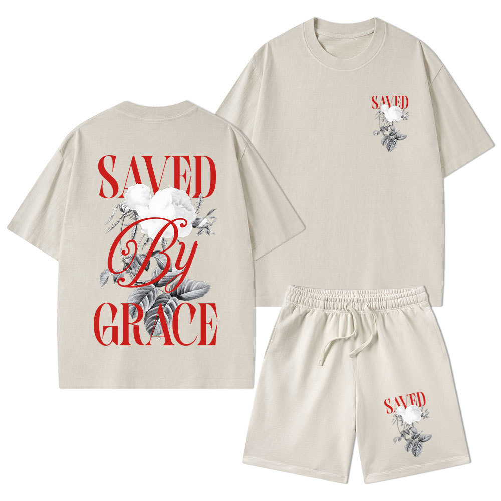 Sample Christian Washed T-Shirt & Shorts Sale - GuidingCross