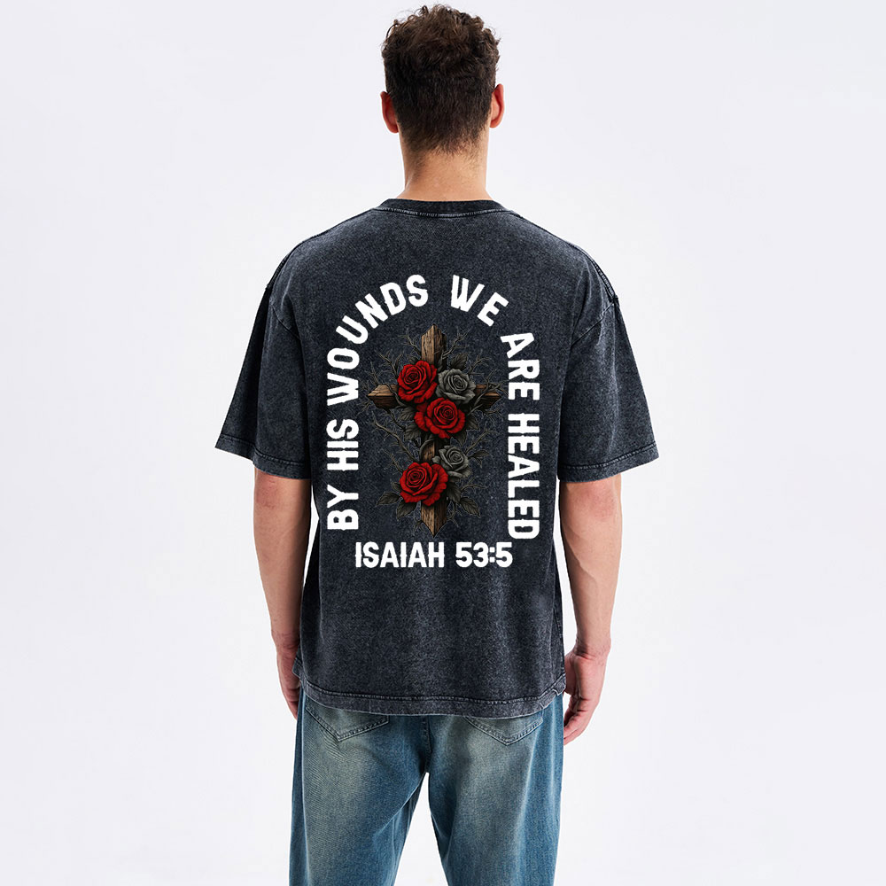 Saved By Grace Christian Washed T-Shirt