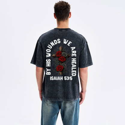 Saved By Grace Christian Washed T-Shirt