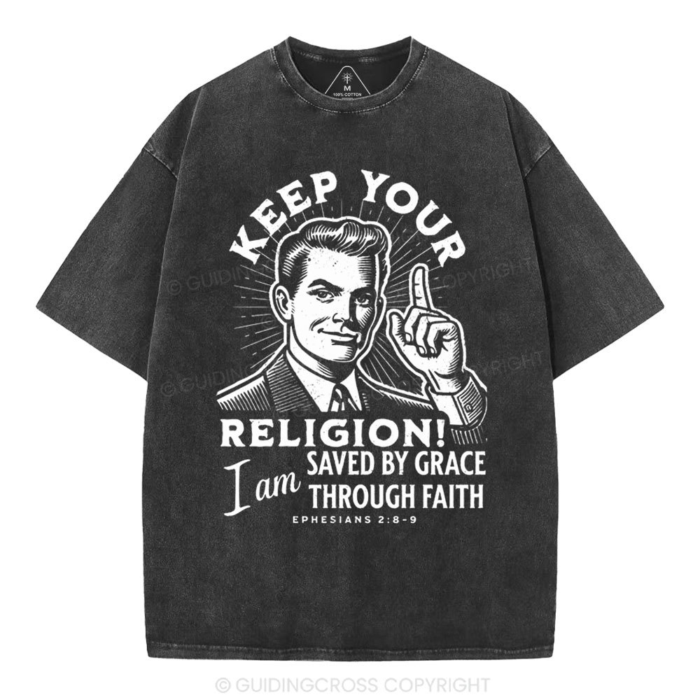 New-Sample Christian Washed T-Shirt Sale - GuidingCross