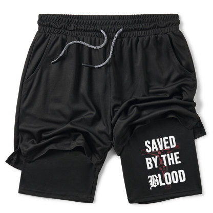 Saved By The Blood Christian Performance Short