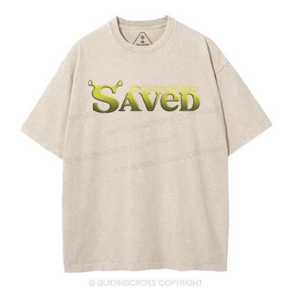 Saved Christian Washed T-Shirt