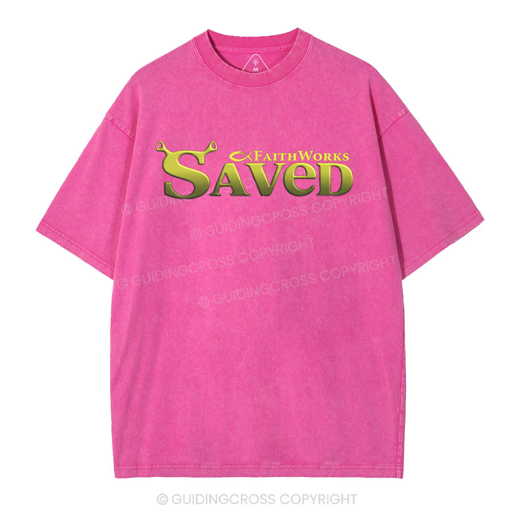 Saved Christian Washed T-Shirt