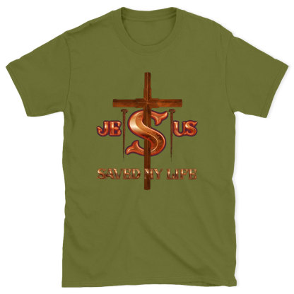 Saved My Life Christian Washed T-Shirt