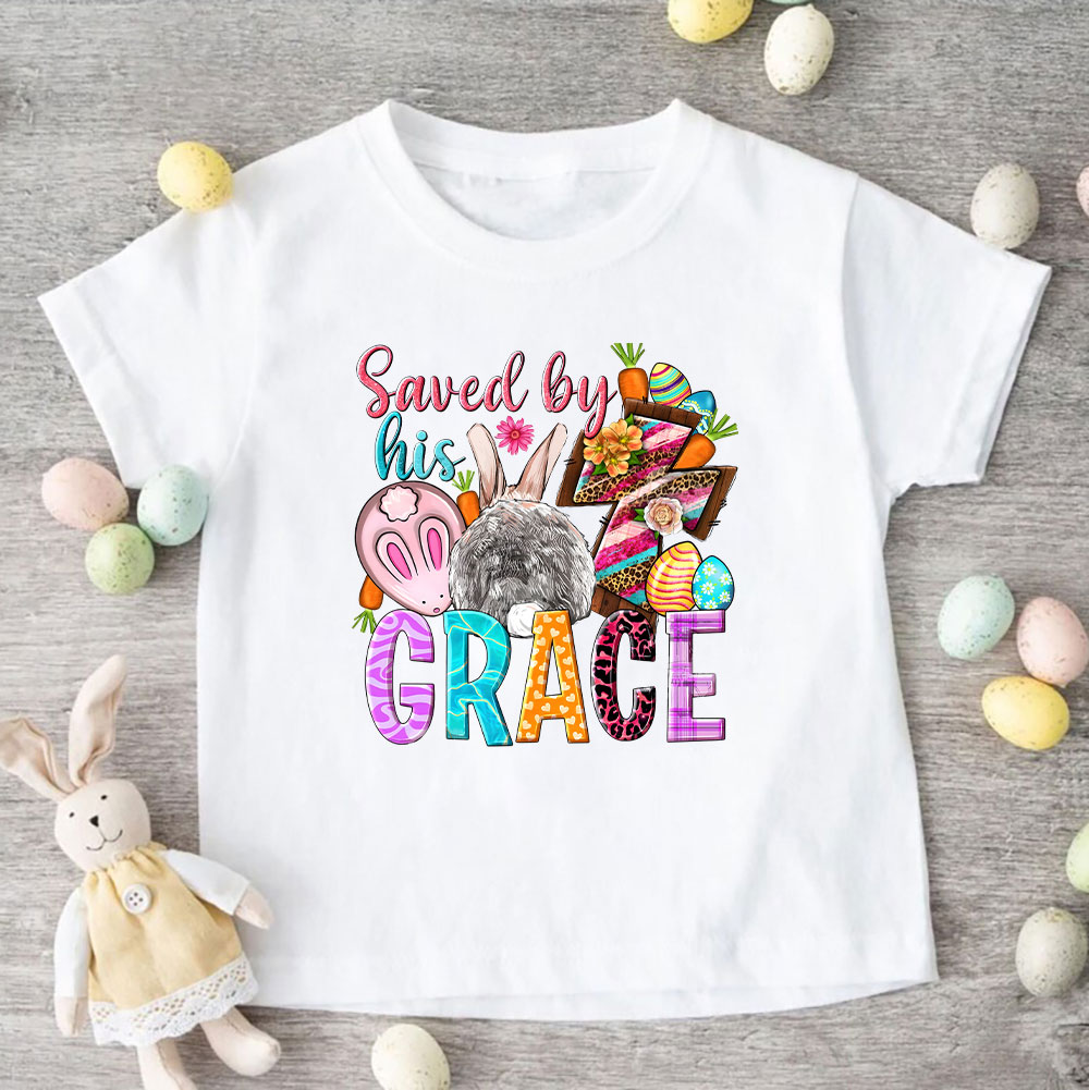 Saved By Grace Kids T Shirt