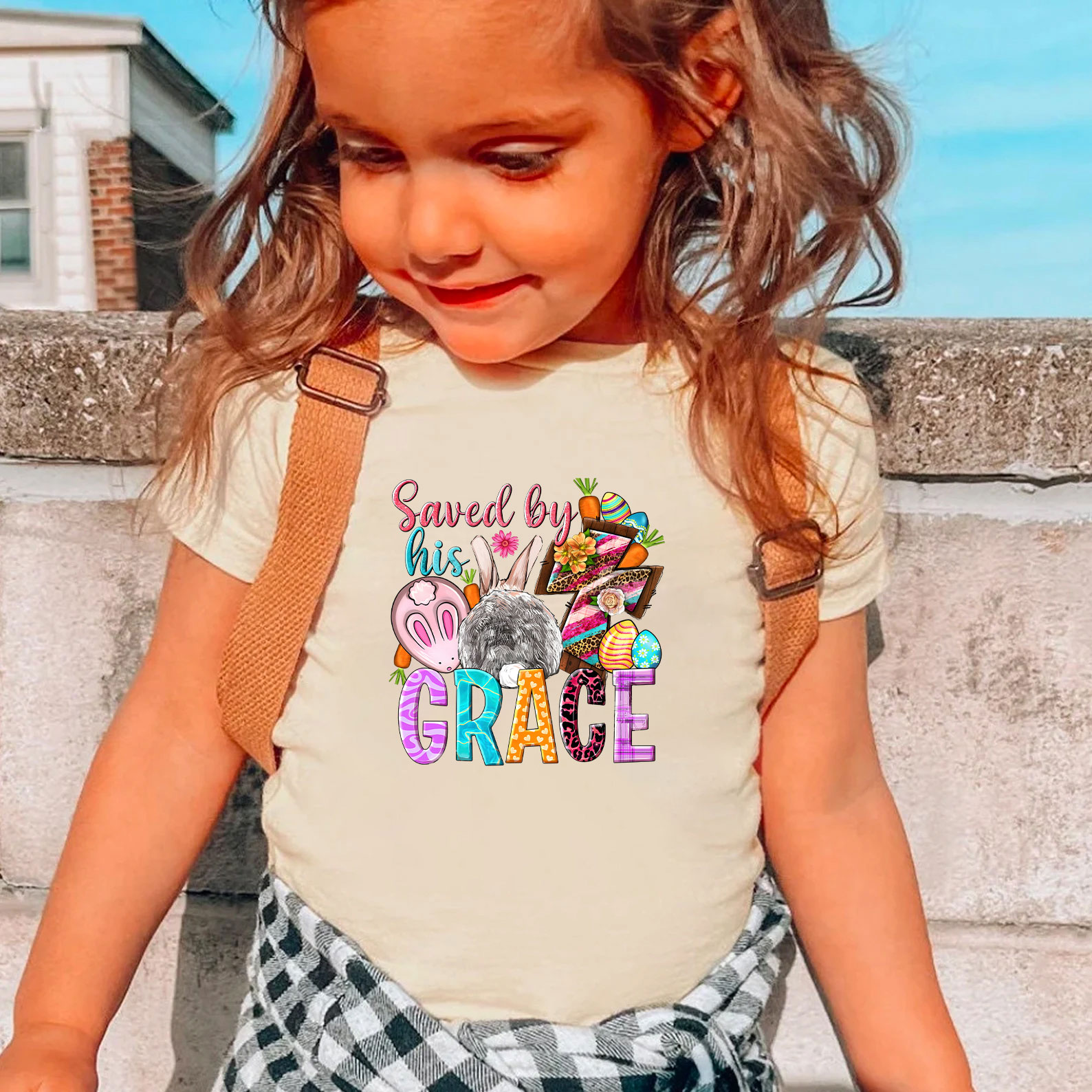 Saved By Grace Kids T Shirt