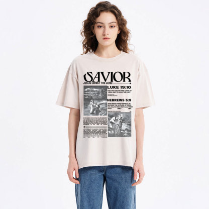 Savior Christian Washed T-Shirt