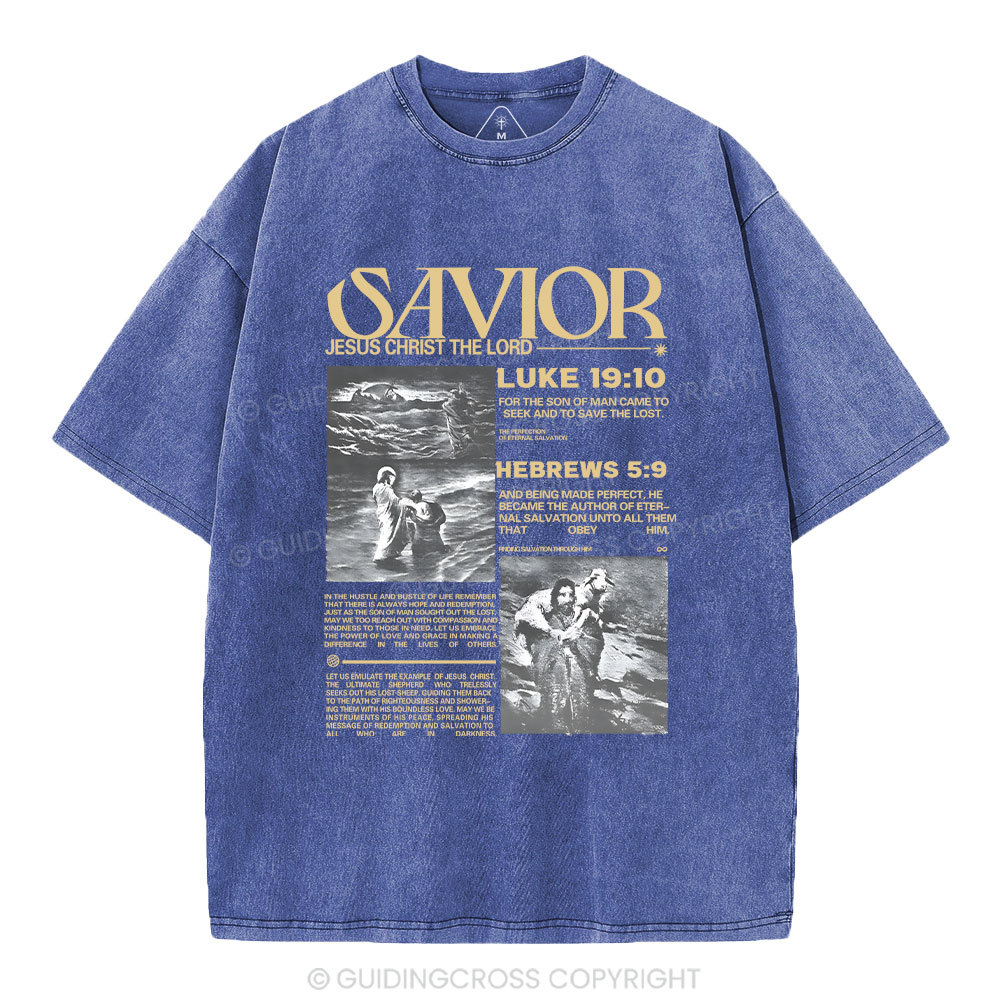 Savior Christian Washed T-Shirt