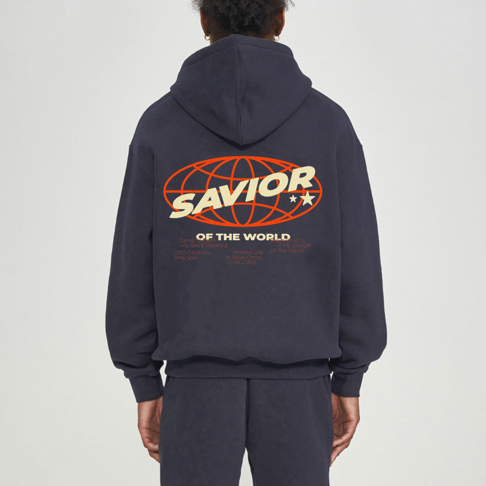 Savior Of The World Christian Fleece hoodie Set