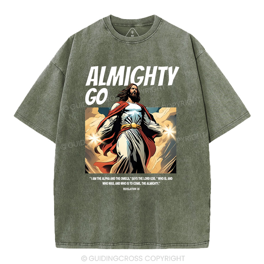 Says The Lord God Christian Washed T-Shirt