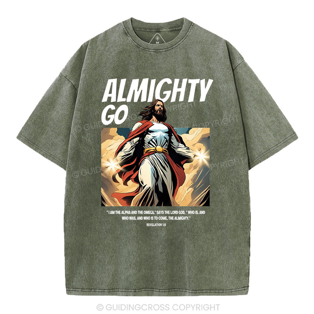 Says The Lord God Christian Washed T-Shirt