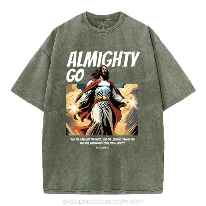 Says The Lord God Christian Washed T-Shirt