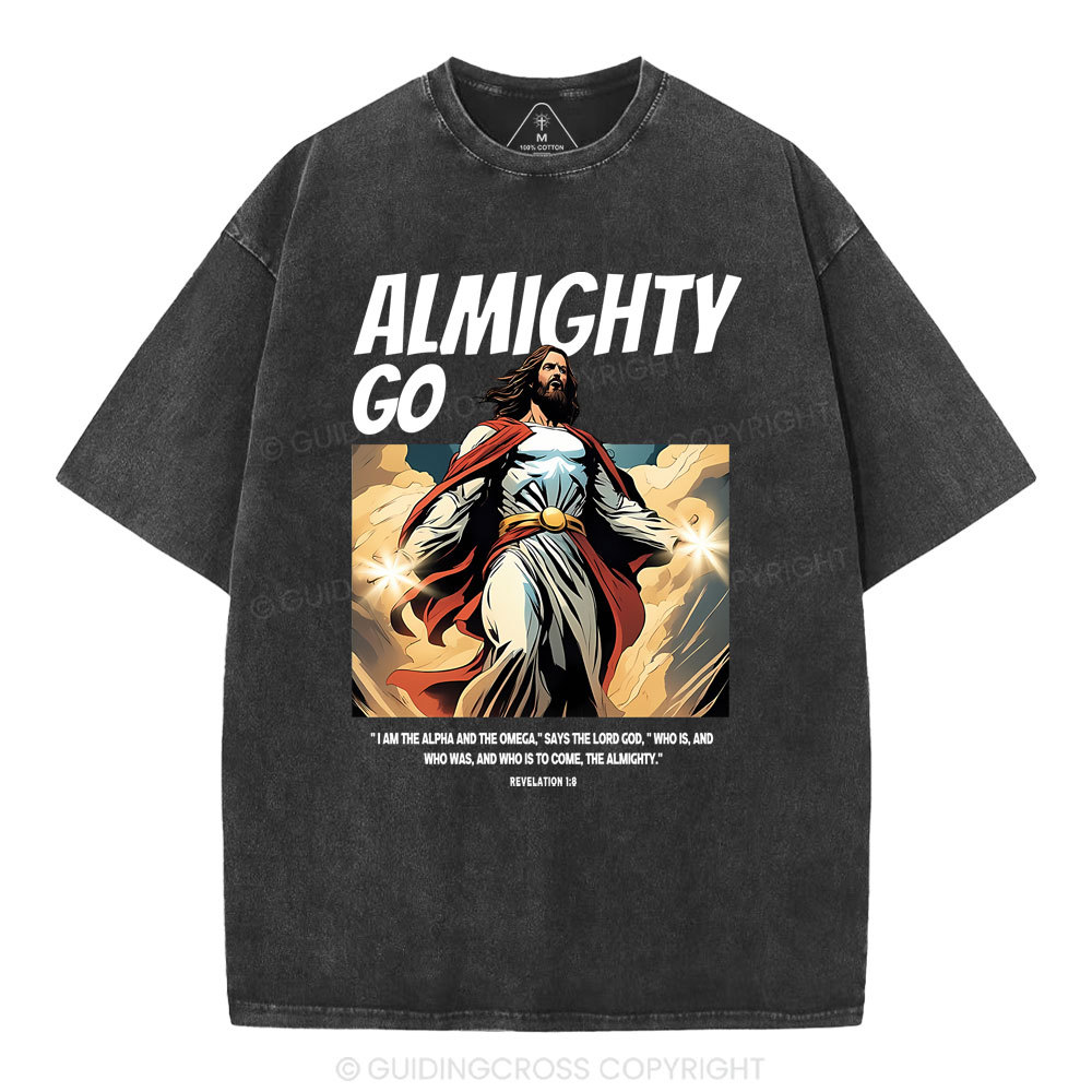 Says The Lord God Christian Washed T-Shirt