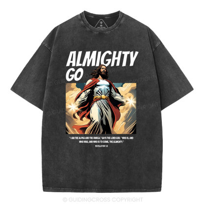 Says The Lord God Christian Washed T-Shirt