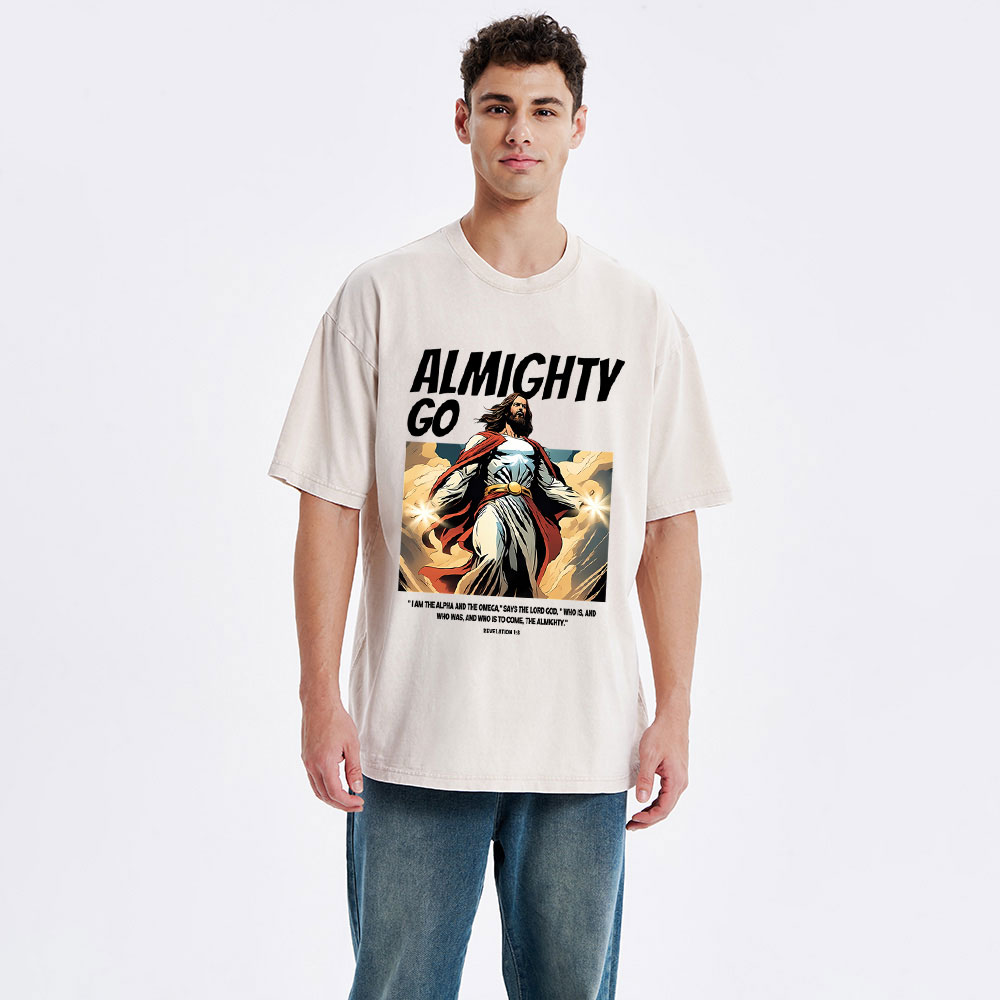 Says The Lord God Christian Washed T-Shirt