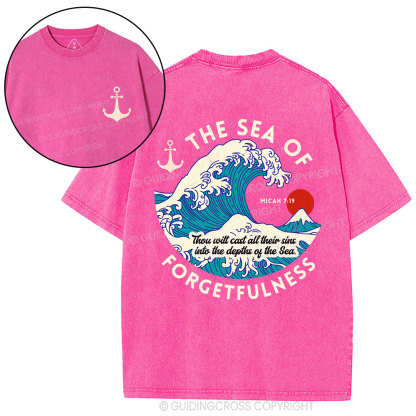Sea Of Forgetfulness Christian Washed T-Shirt
