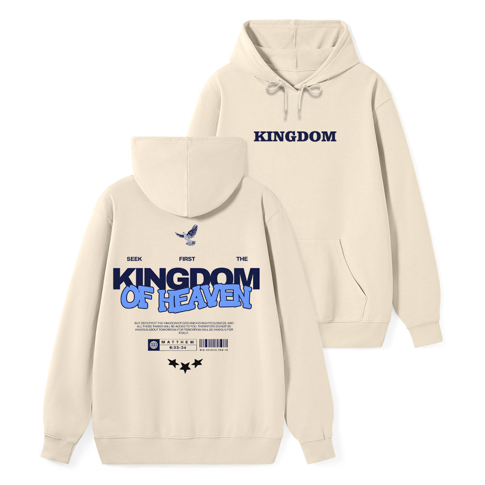 Seek First The Kingdom Classic Christian Hoodie