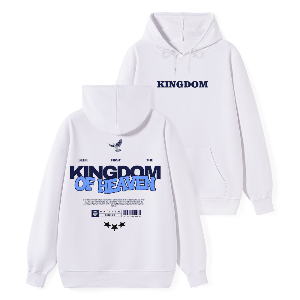 Seek First The Kingdom Classic Christian Hoodie