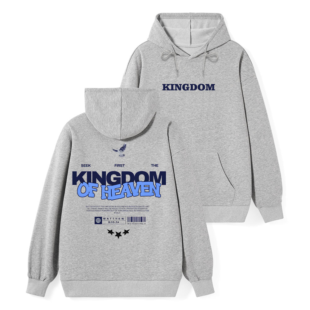 Seek First The Kingdom Classic Christian Hoodie