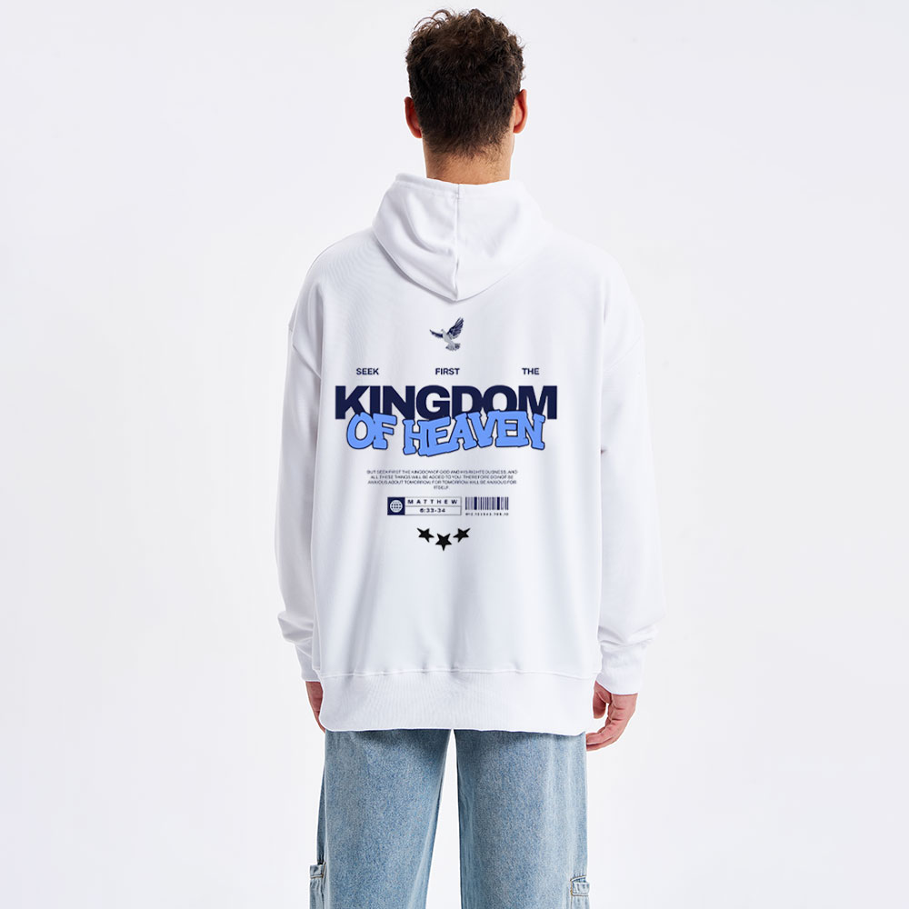 Seek First The Kingdom Classic Christian Hoodie