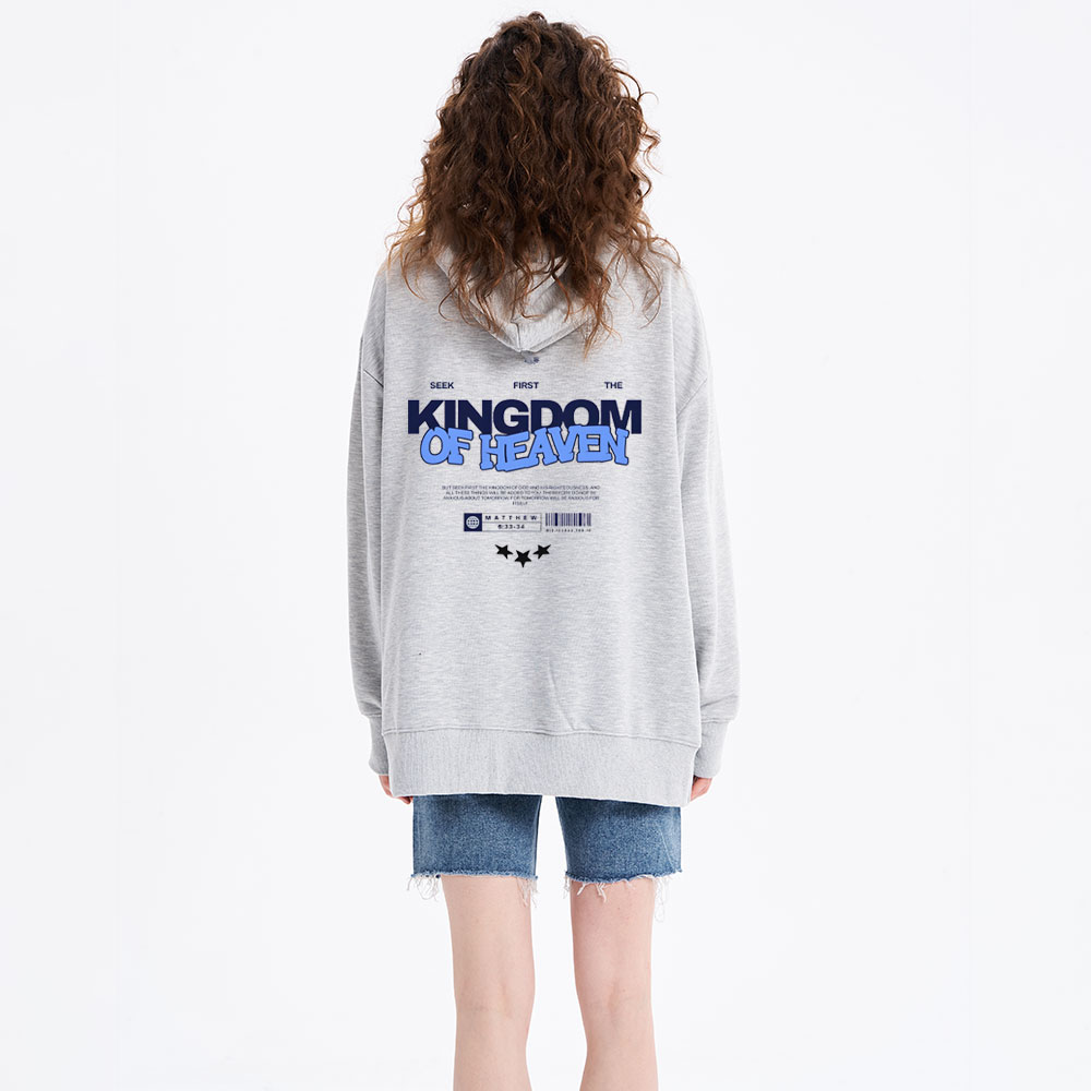 Seek First The Kingdom Classic Christian Hoodie