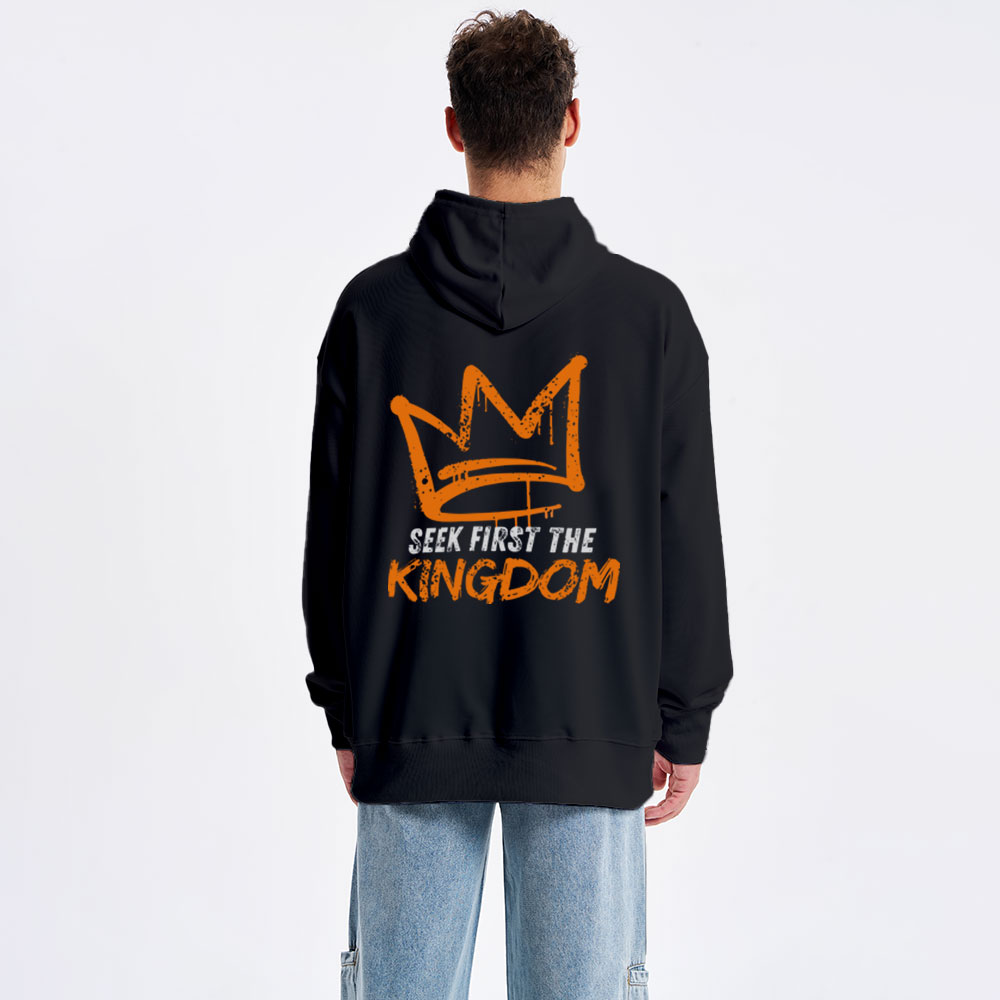 Seek First The Kingdom Classic Christian Hoodie