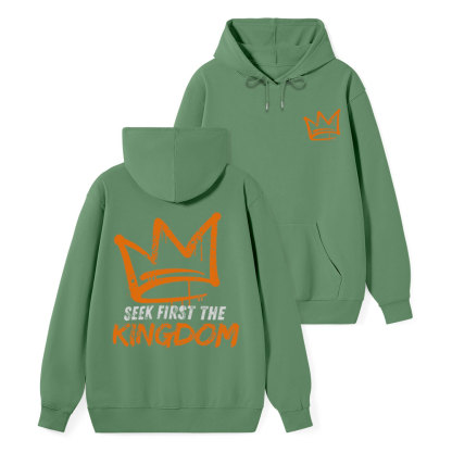 Seek First The Kingdom Classic Christian Hoodie