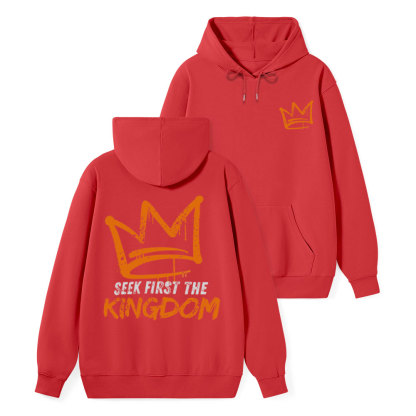 Seek First The Kingdom Classic Christian Hoodie