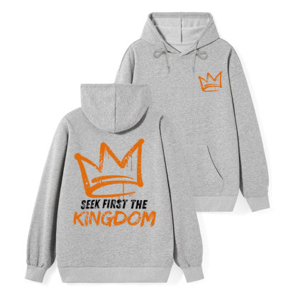 Seek First The Kingdom Classic Christian Hoodie