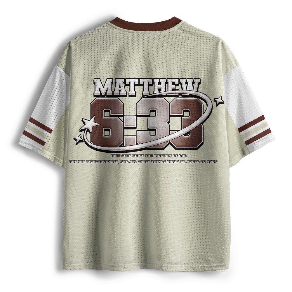 Seek First The Kingdom Of God Nation Christian Mesh Jersey