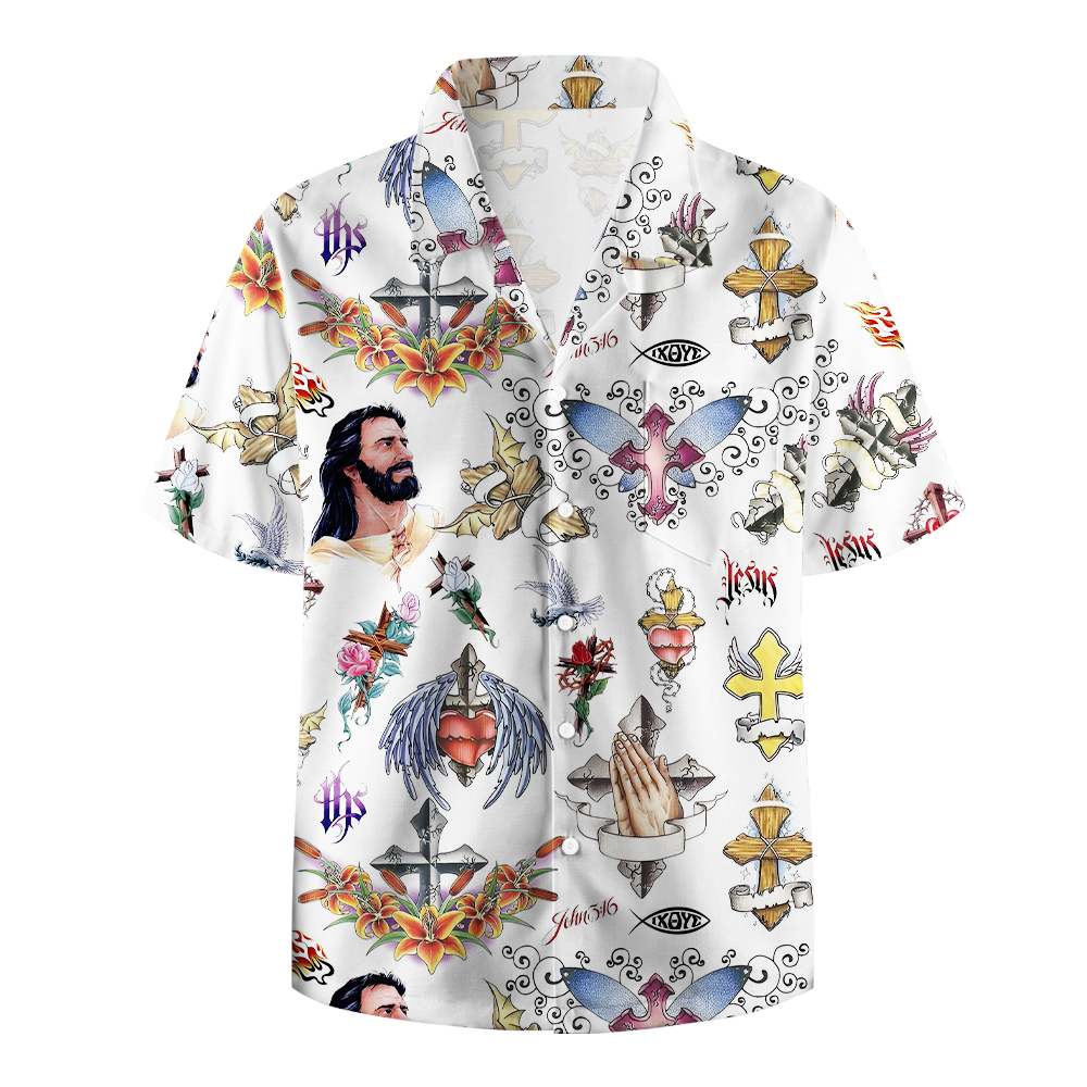Seek His Face Pray For Grace Christian Hawaiian Shirt