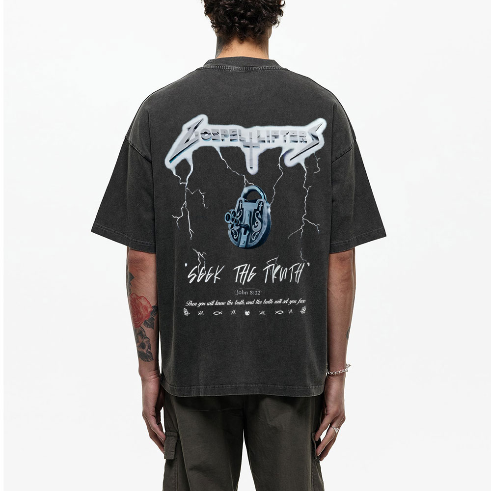 Seek The Truth Christian Washed  T-Shirt