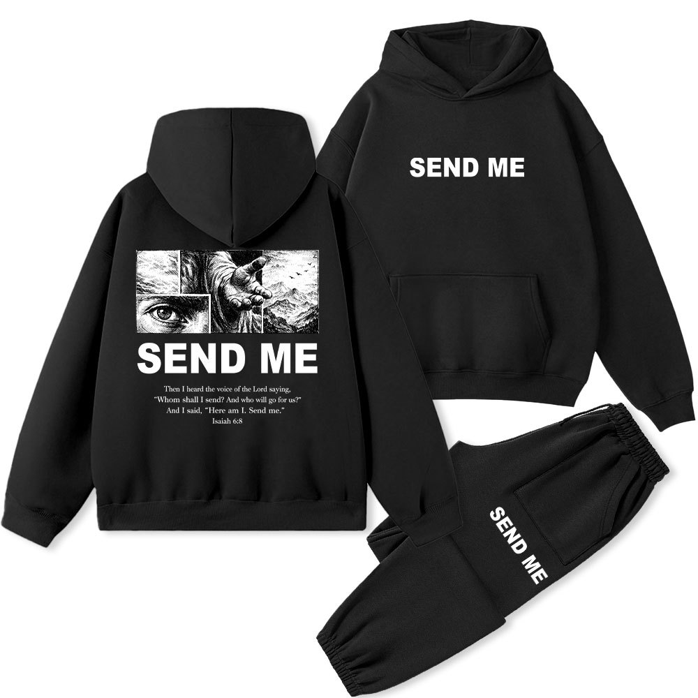 Send Me Christian Fleece Hoodie Set