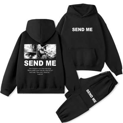 Send Me Christian Fleece Hoodie Set