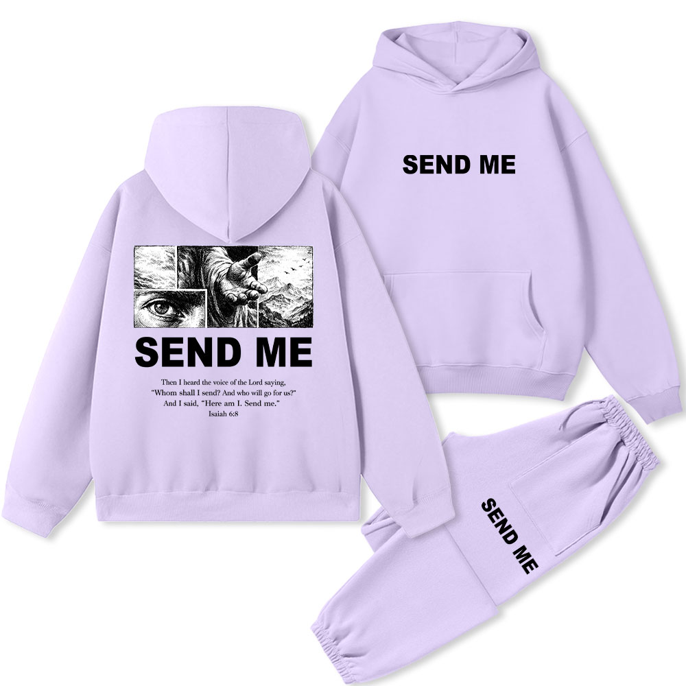 Send Me Christian Fleece Hoodie Set