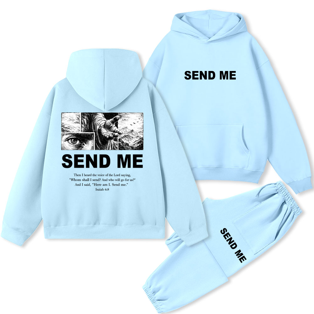 Send Me Christian Fleece Hoodie Set