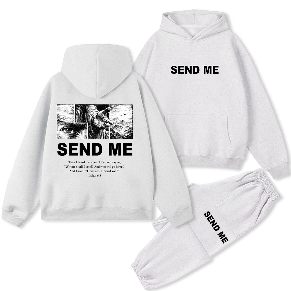 Send Me Christian Fleece Hoodie Set