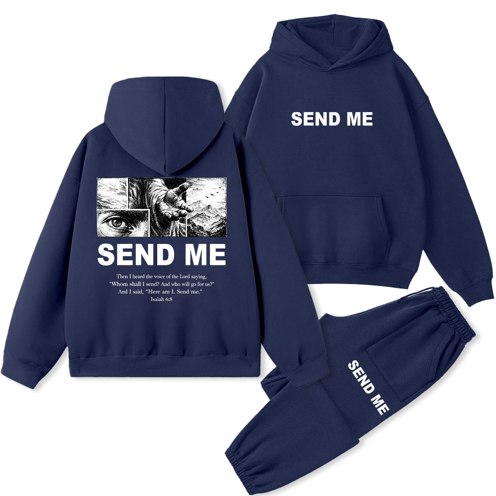 Send Me Christian Fleece Hoodie Set